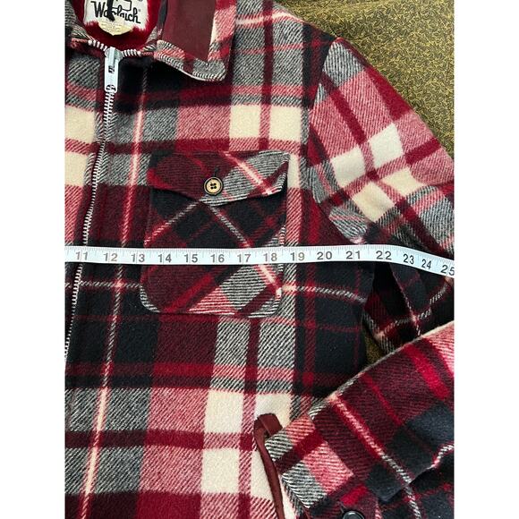 Vintage Woolrich USA lined hunting jacket winter workwear wool plaid Mens large - Picture 11 of 15